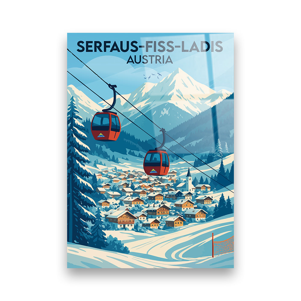 Serfaus-Fiss-Ladis Österreich Acryldruck