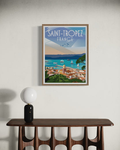 Saint-Tropez Frankreich Kunstdruck
