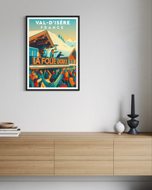 Val-d'Isère Frankreich Kunstdruck