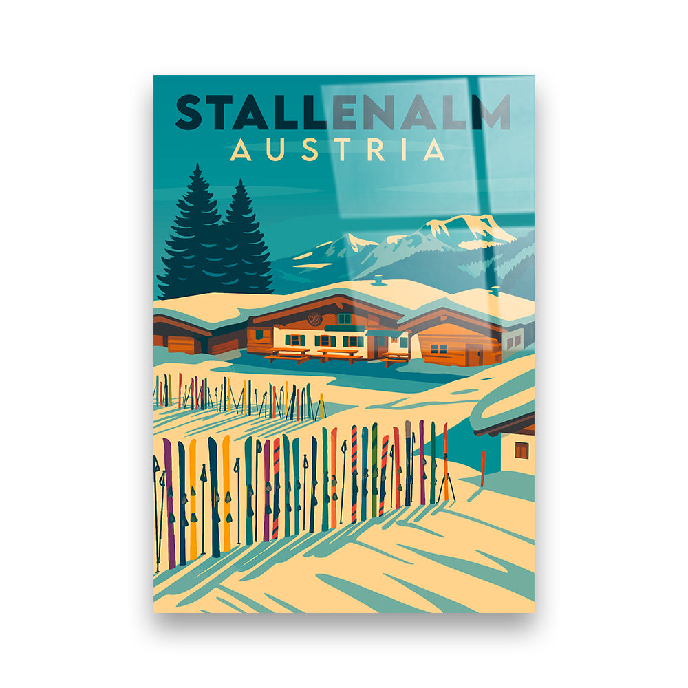 Stallenalm Österreich Acryldruck