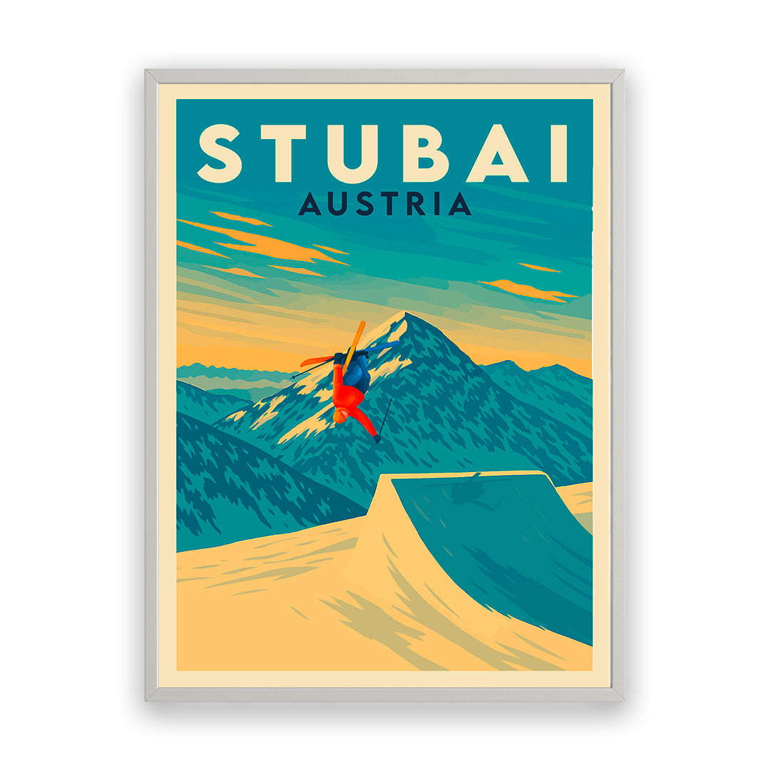 Stubai Österreich Kunstdruck