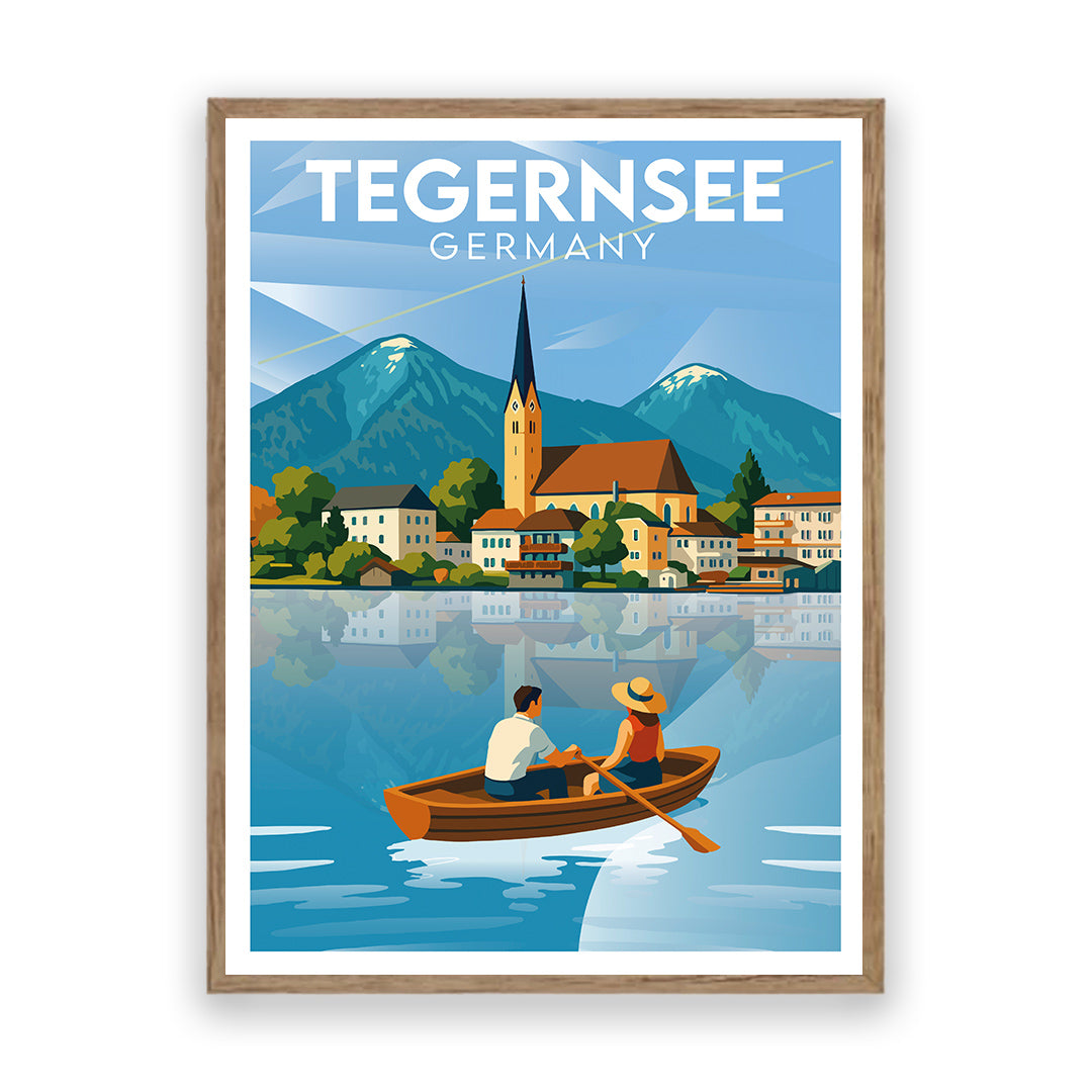 Tegernsee Deutschland Kunstdruck