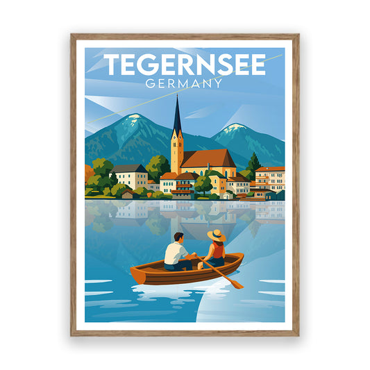 Tegernsee Deutschland Kunstdruck