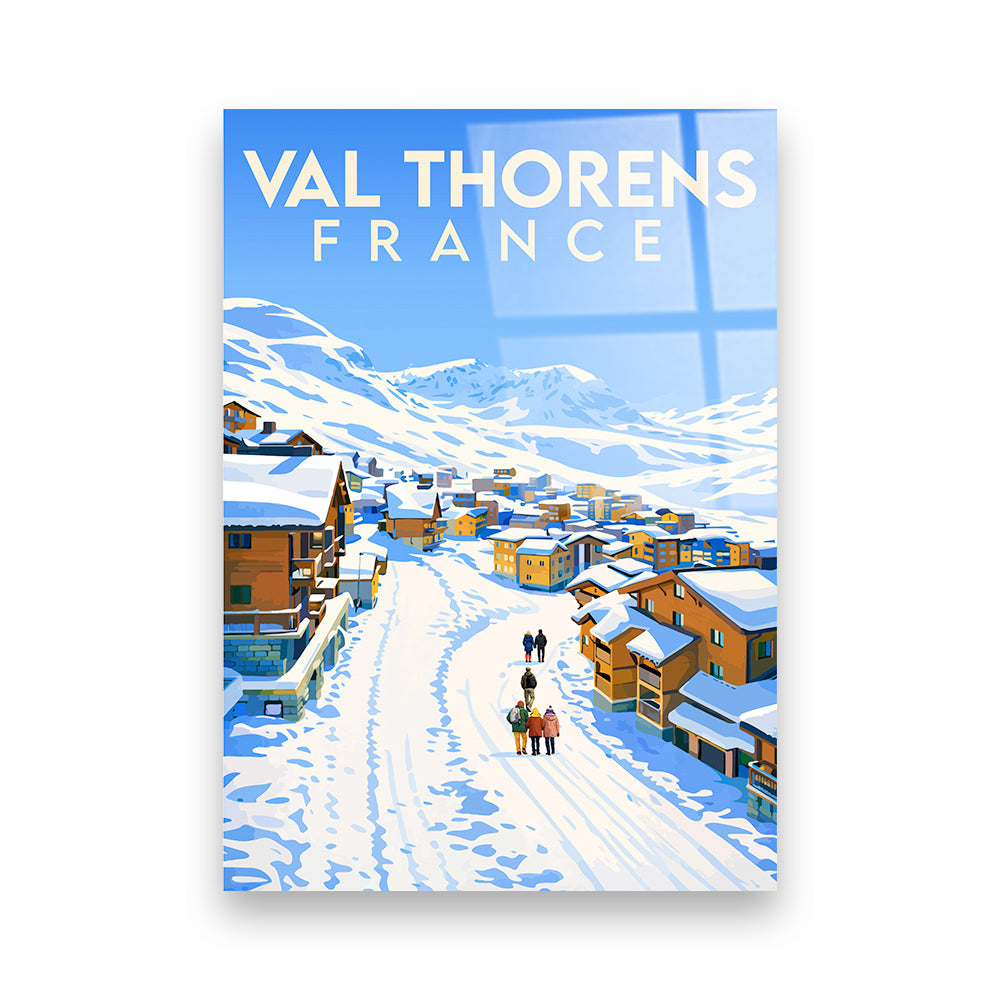 Val Thorens Frankreich Acryldruck