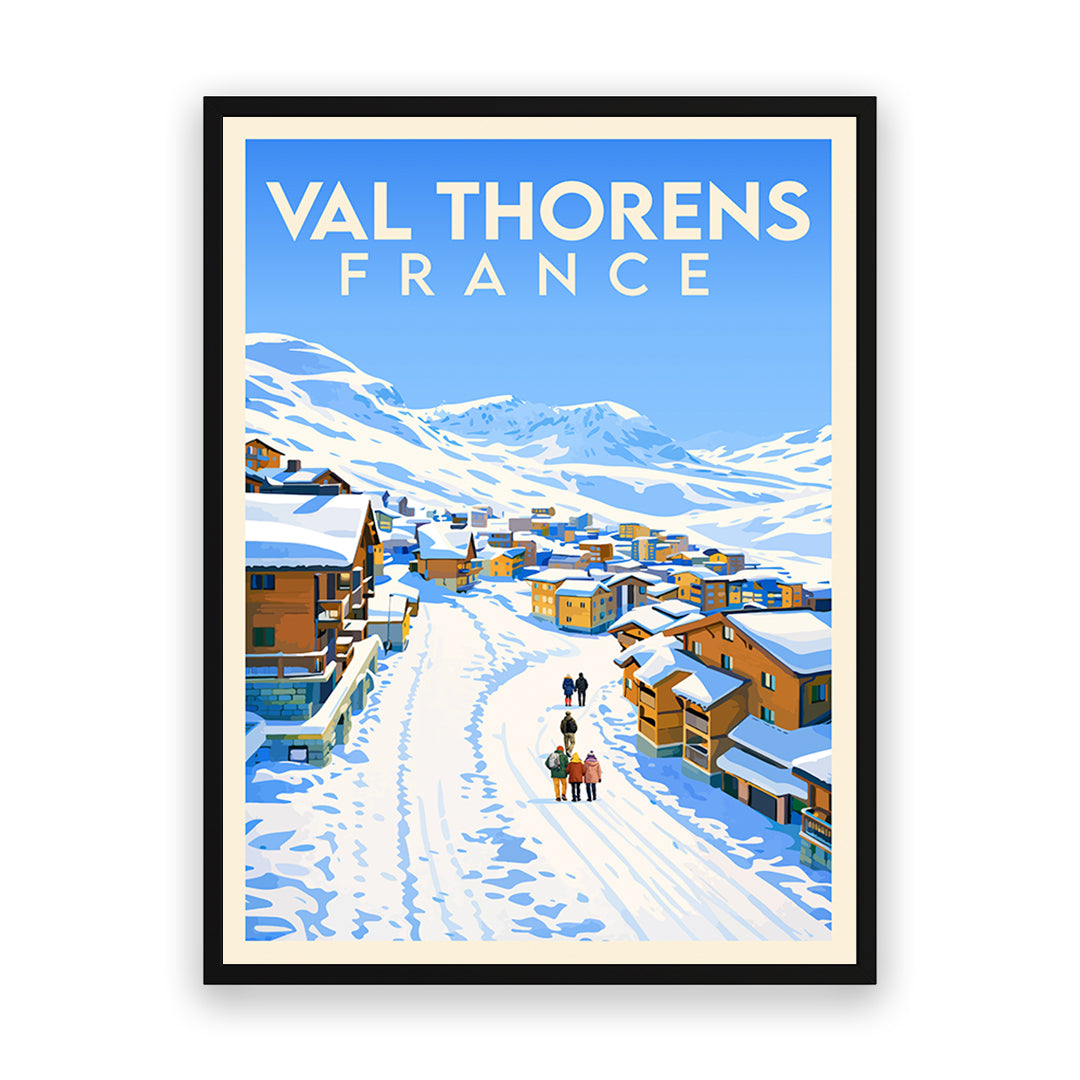 Val Thorens Frankreich Kunstdruck