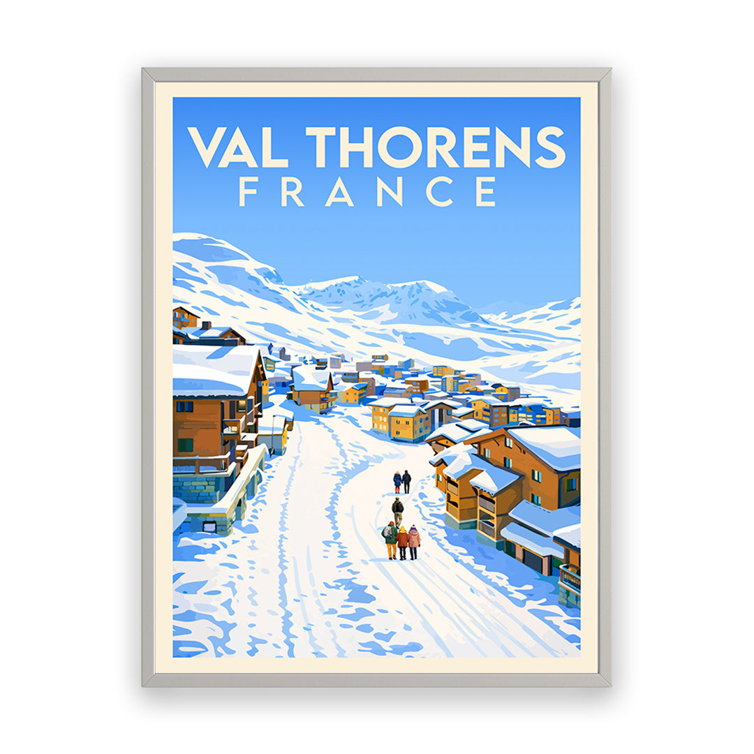 Val Thorens Frankreich Kunstdruck