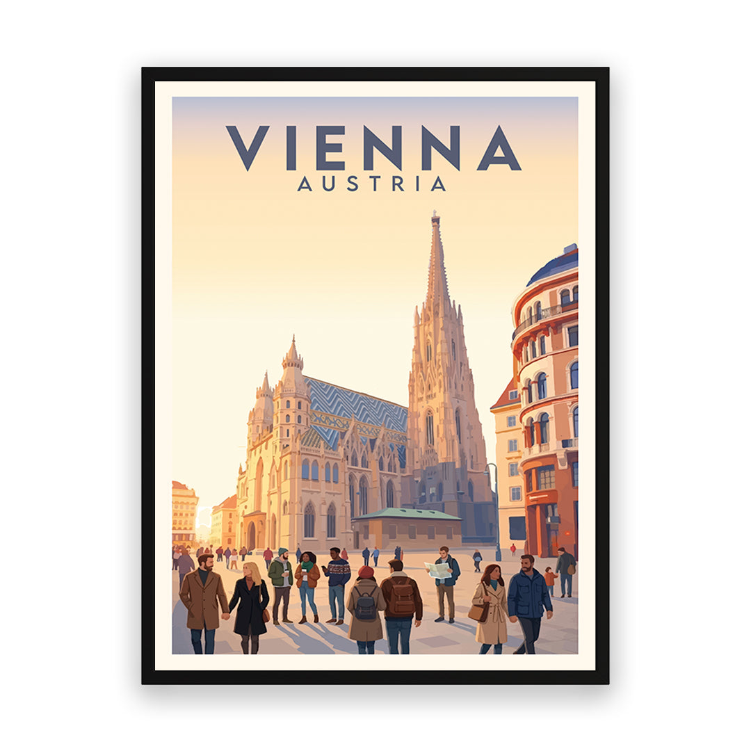 Wien Österreich Kunstdruck