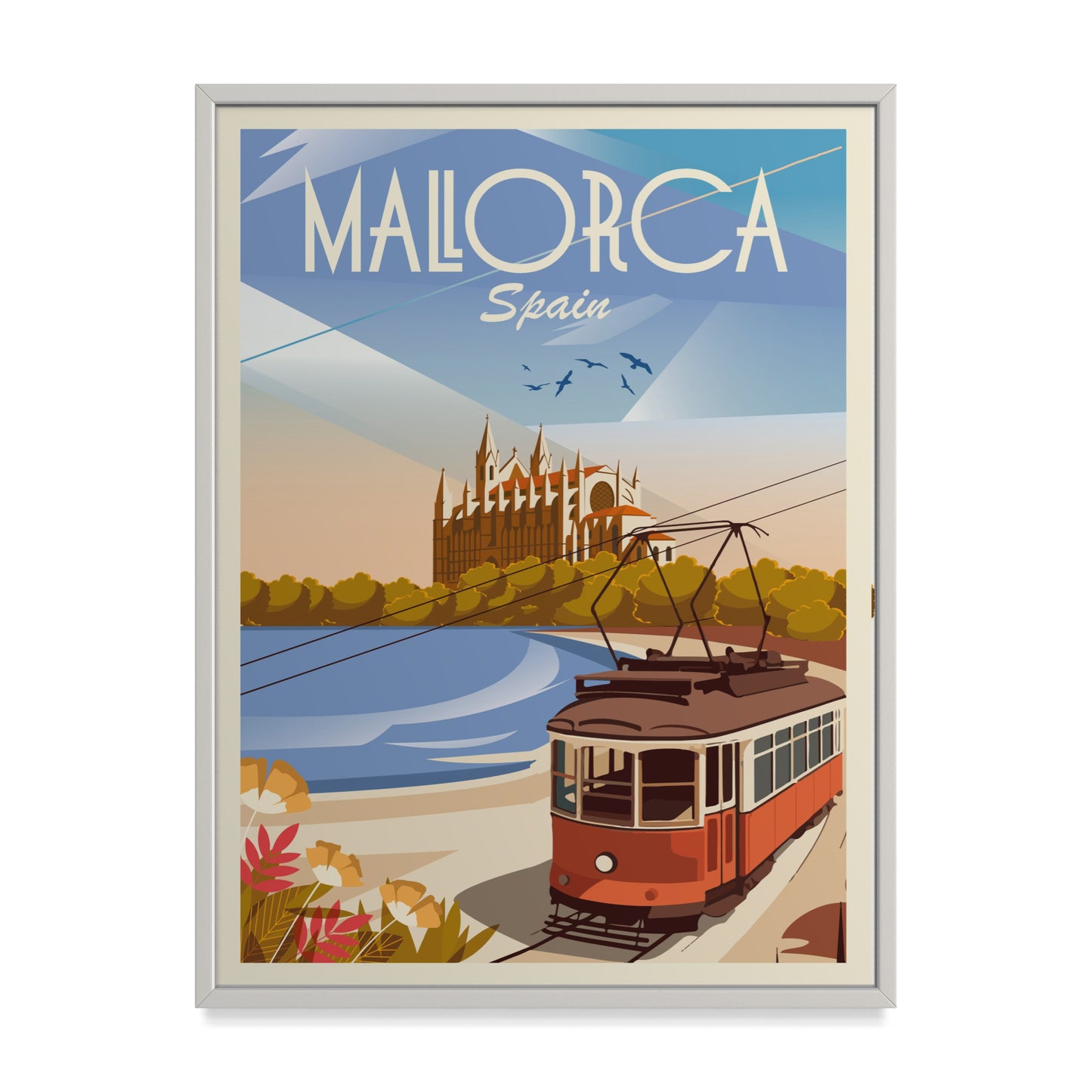Mallorca Spanien Kunstdruck