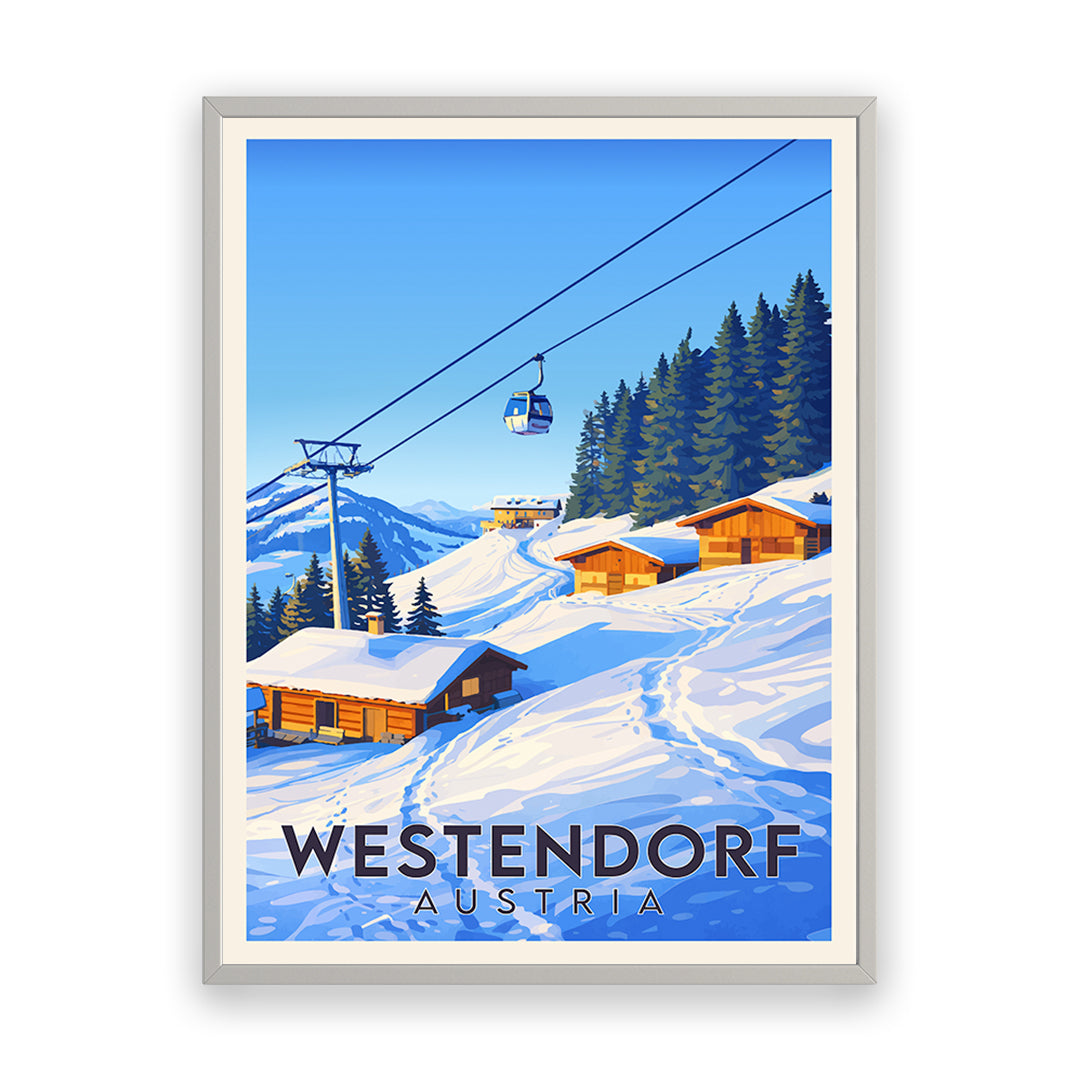 Westendorf Österreich Kunstdruck
