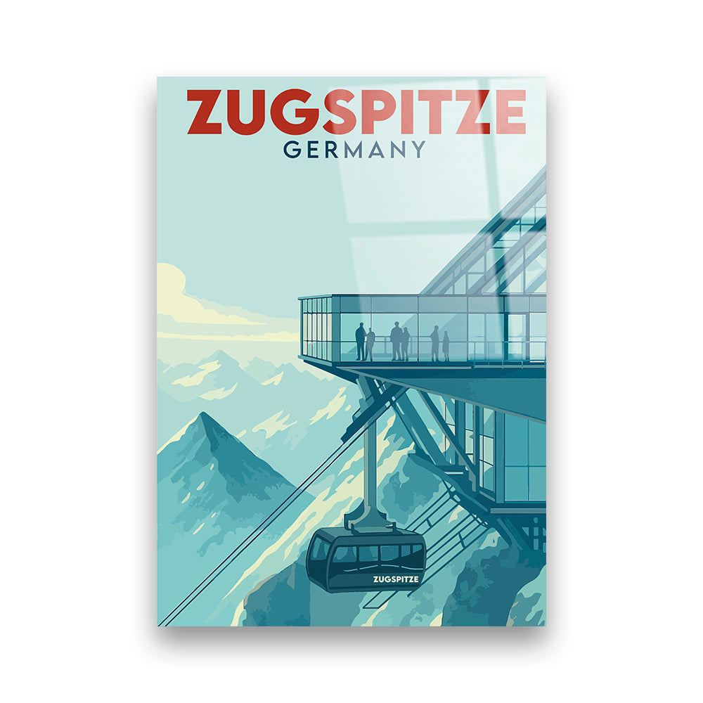 Zugspitze Deutschland Acryldruck