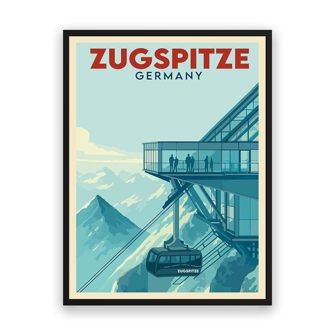 Zugspitze Deutschland Kunstdruck