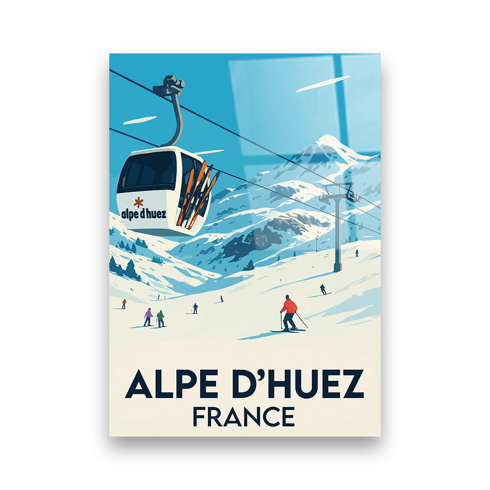 Alpe d'Huez Frankreich Acryldruck