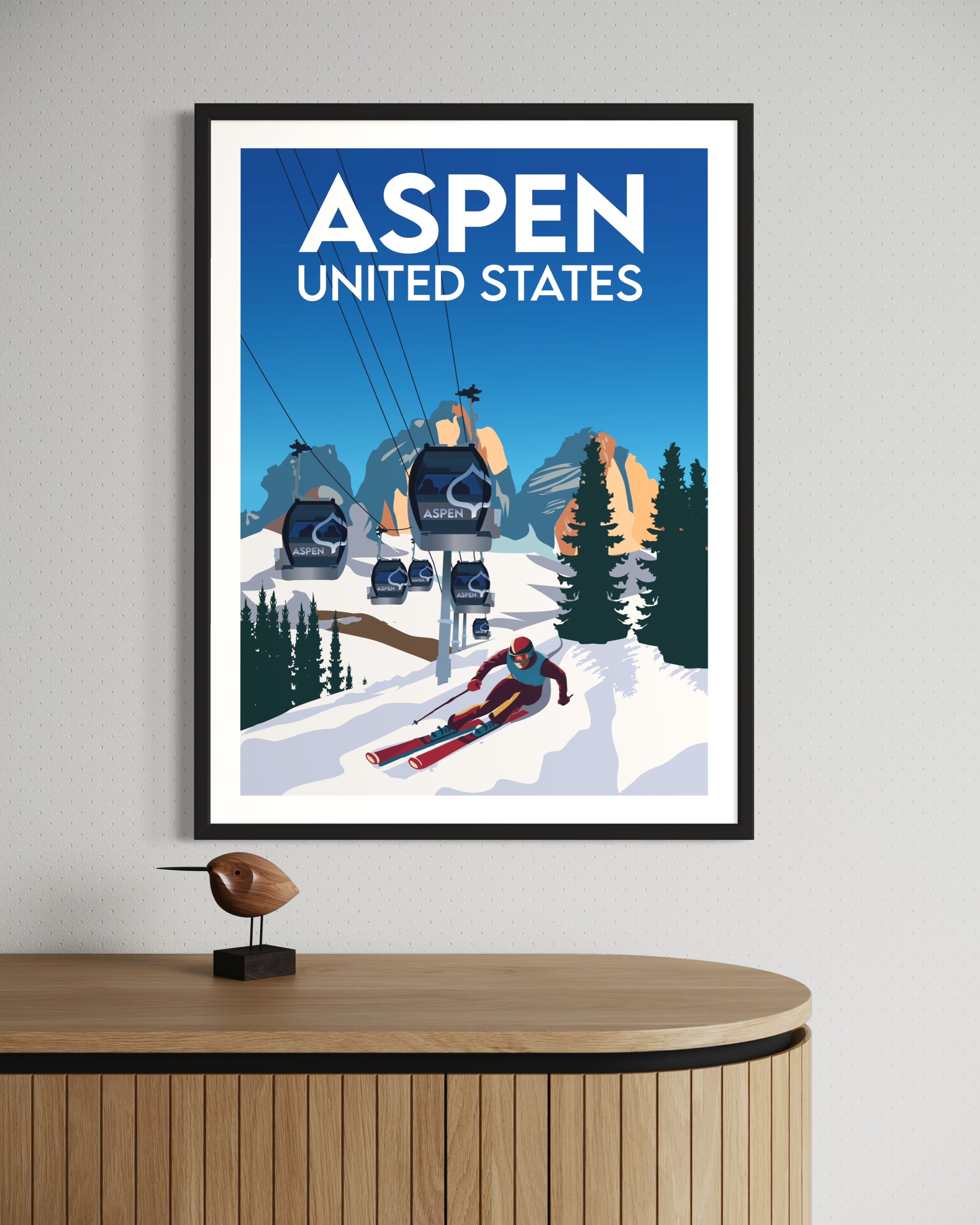 Aspen USA Kunstdruck