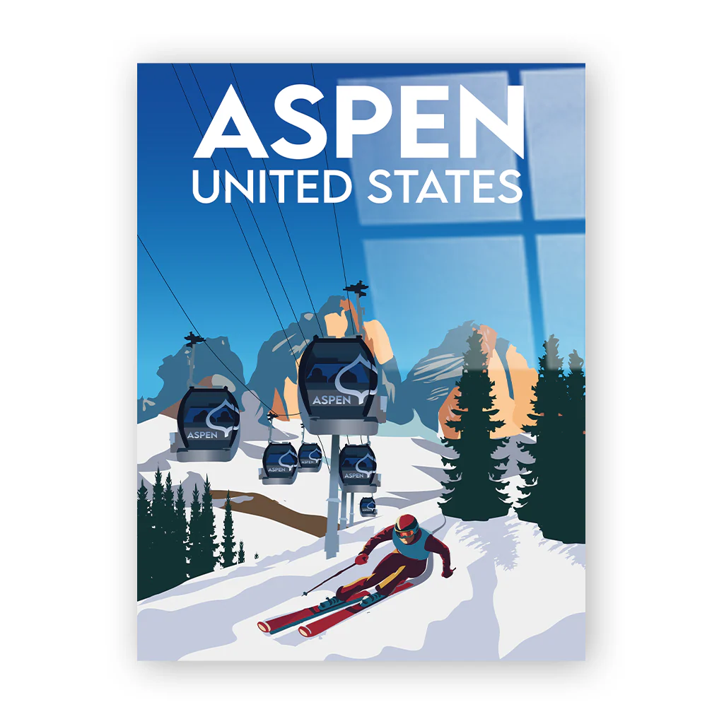 aspen Acryl ohne Rahmen
