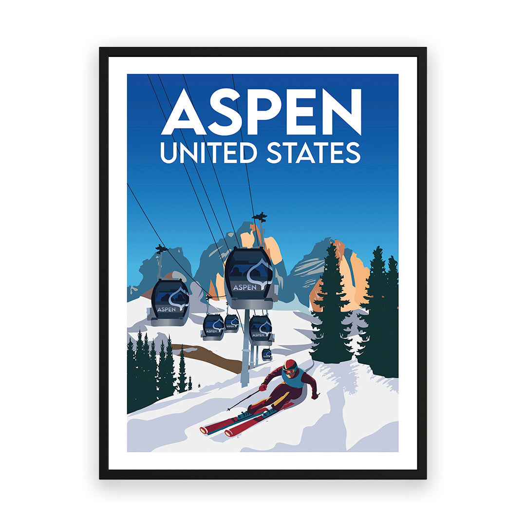 Aspen USA Kunstdruck