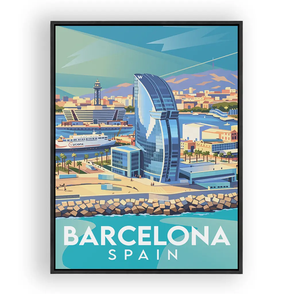 barcelona alu_rahmen_schwarz