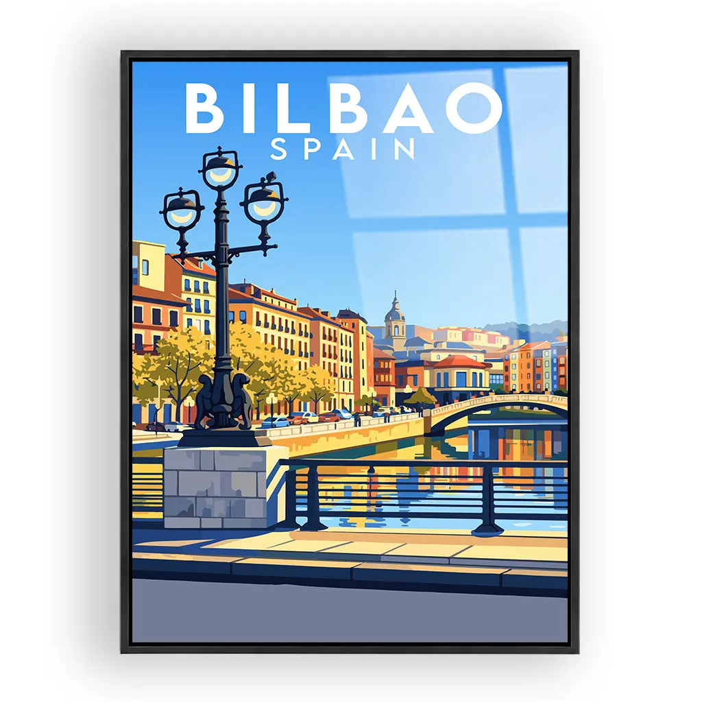 bilbao acryl_rahmen_schwarz