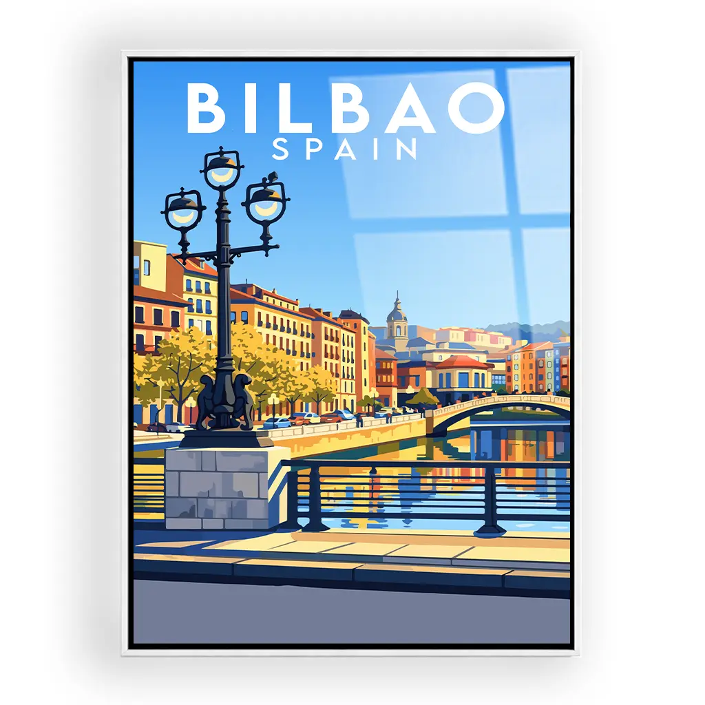 bilbao acryl_rahmen_weiss