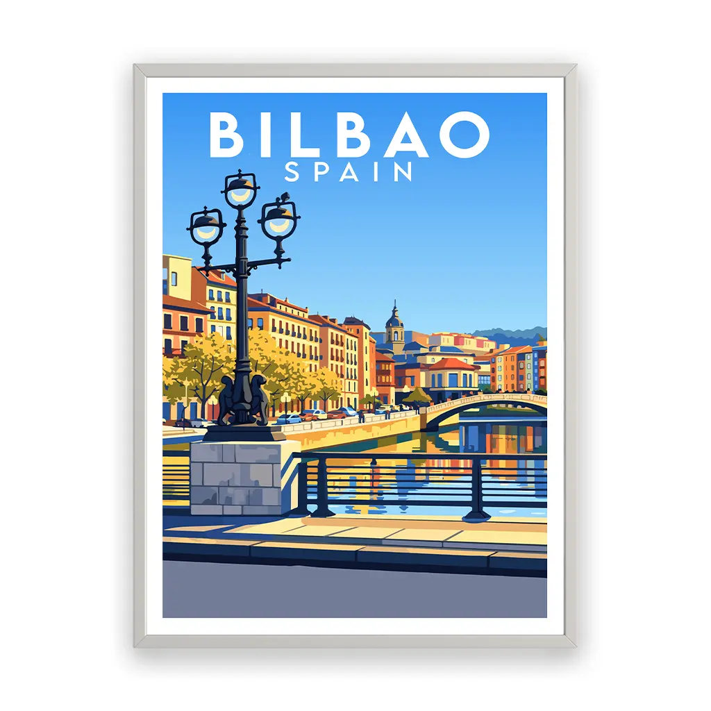 bilbao poster_rahmen_weiss