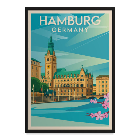 Hamburg Deutschland Kunstdruck