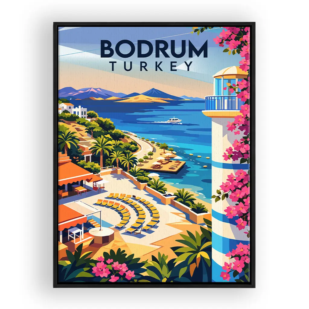 bodrum leinwand_rahmen_schwarz