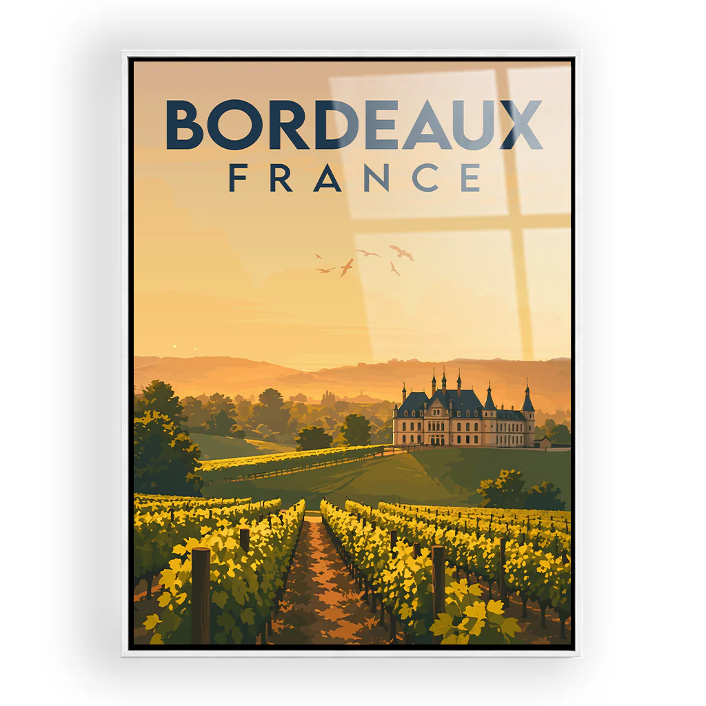 bordeaux acryl_rahmen_weiss