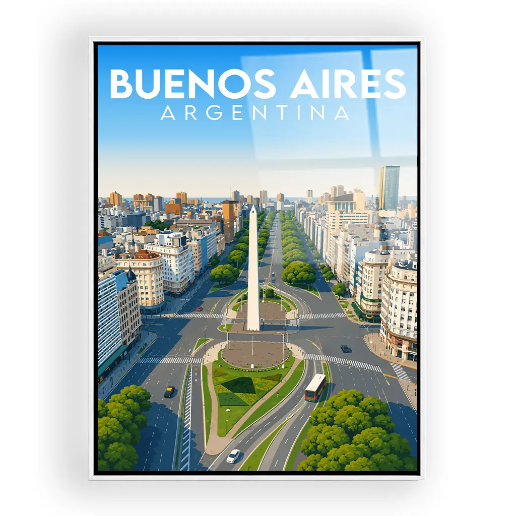 buenos-aires acryl_rahmen_weiss