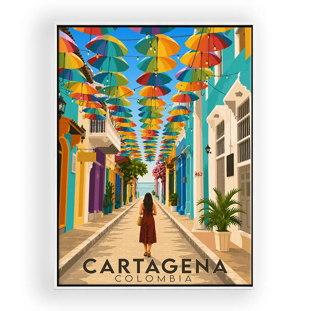 cartagena leinwand_rahmen_weiss