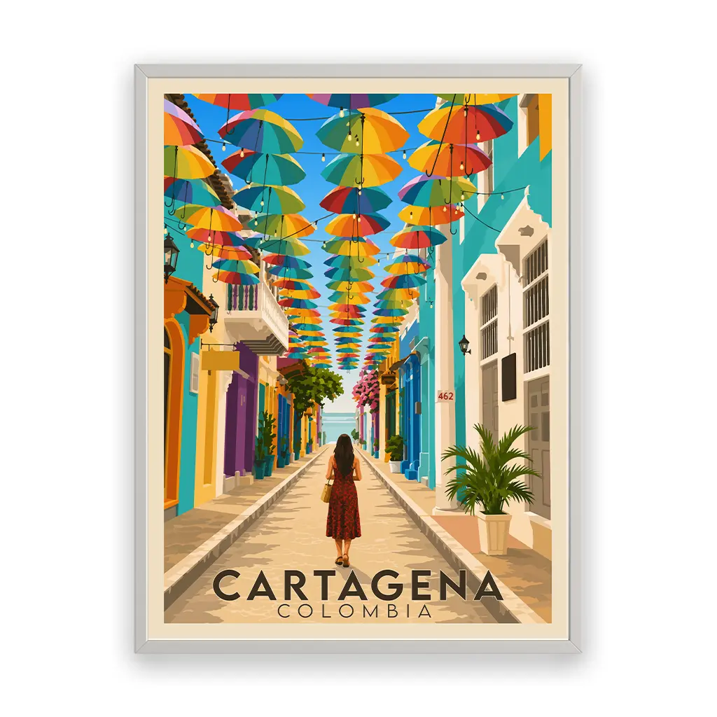 cartagena poster_rahmen_weiss