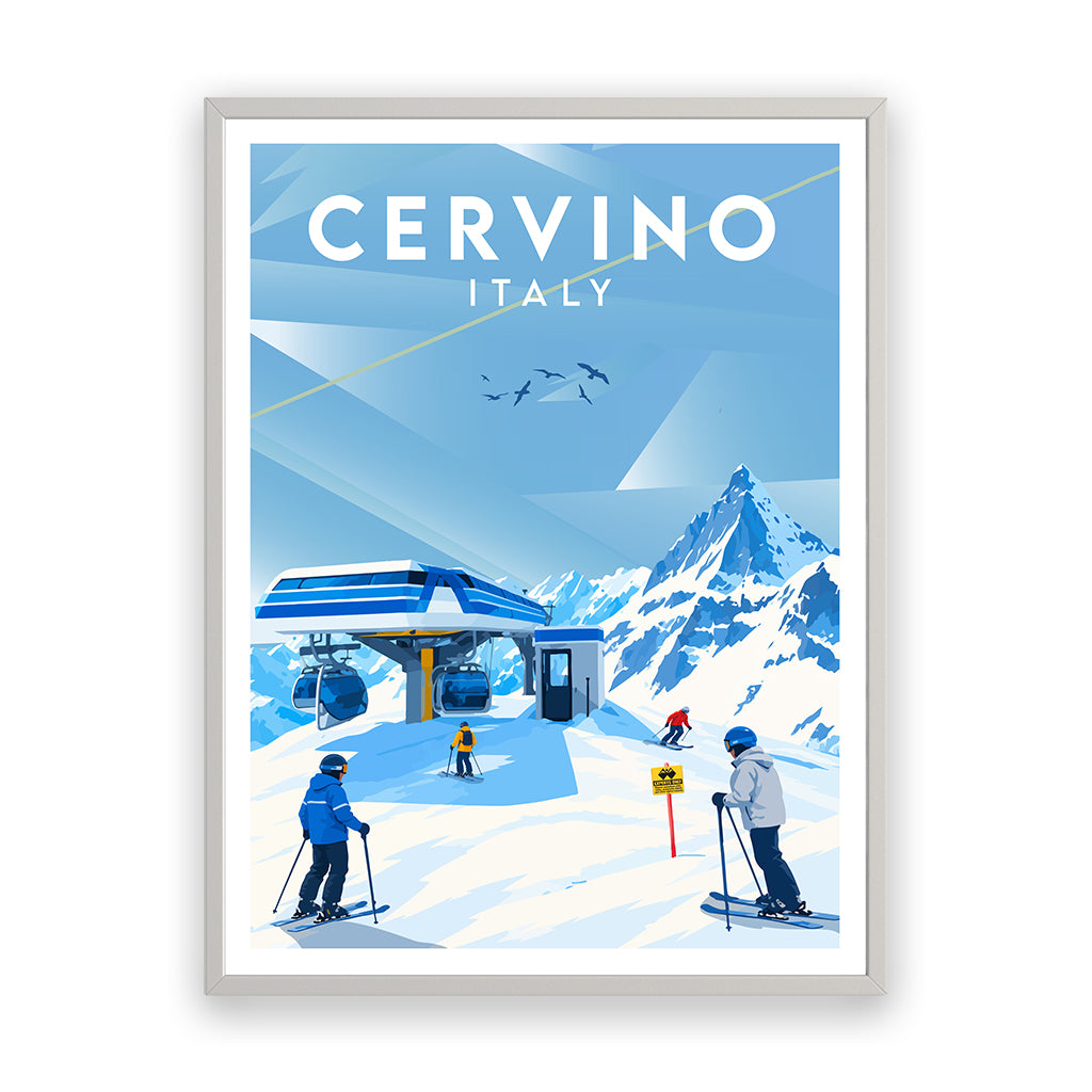cervino poster_rahmen_weiss