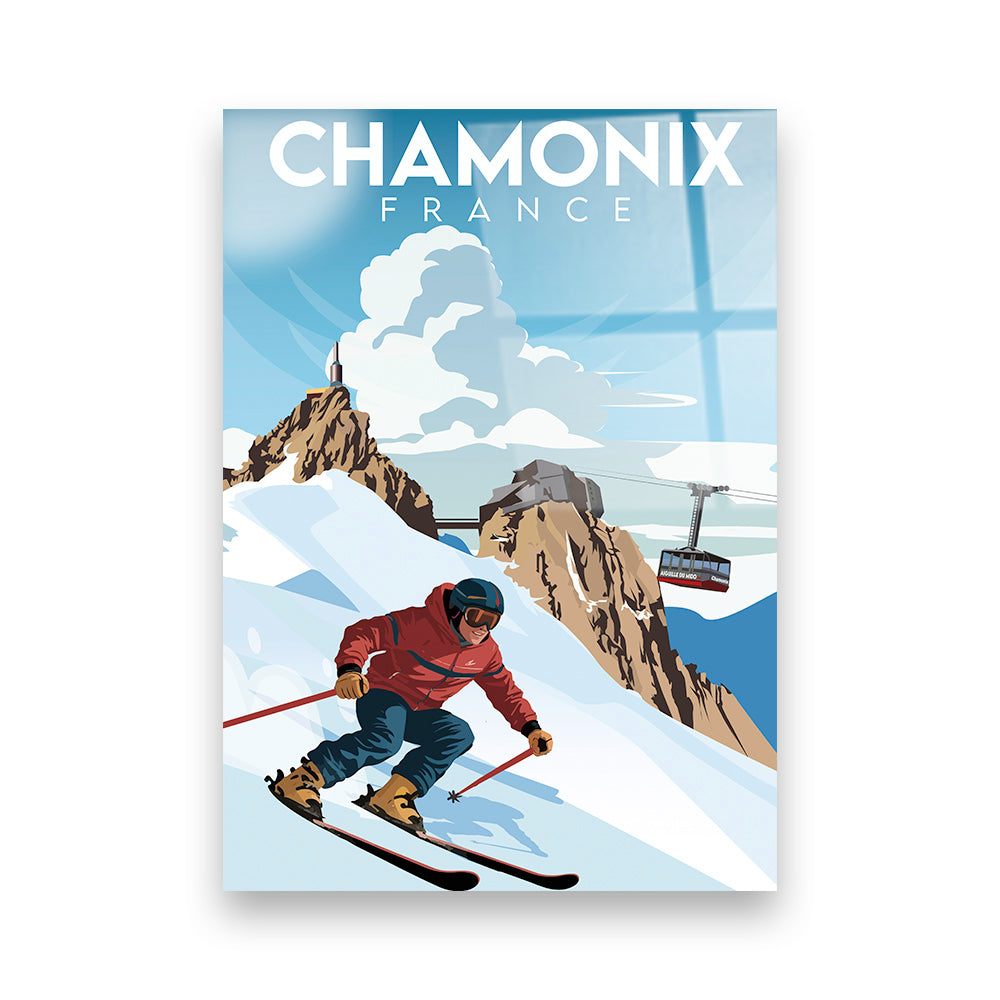 Chamonix Frankreich Acryldruck