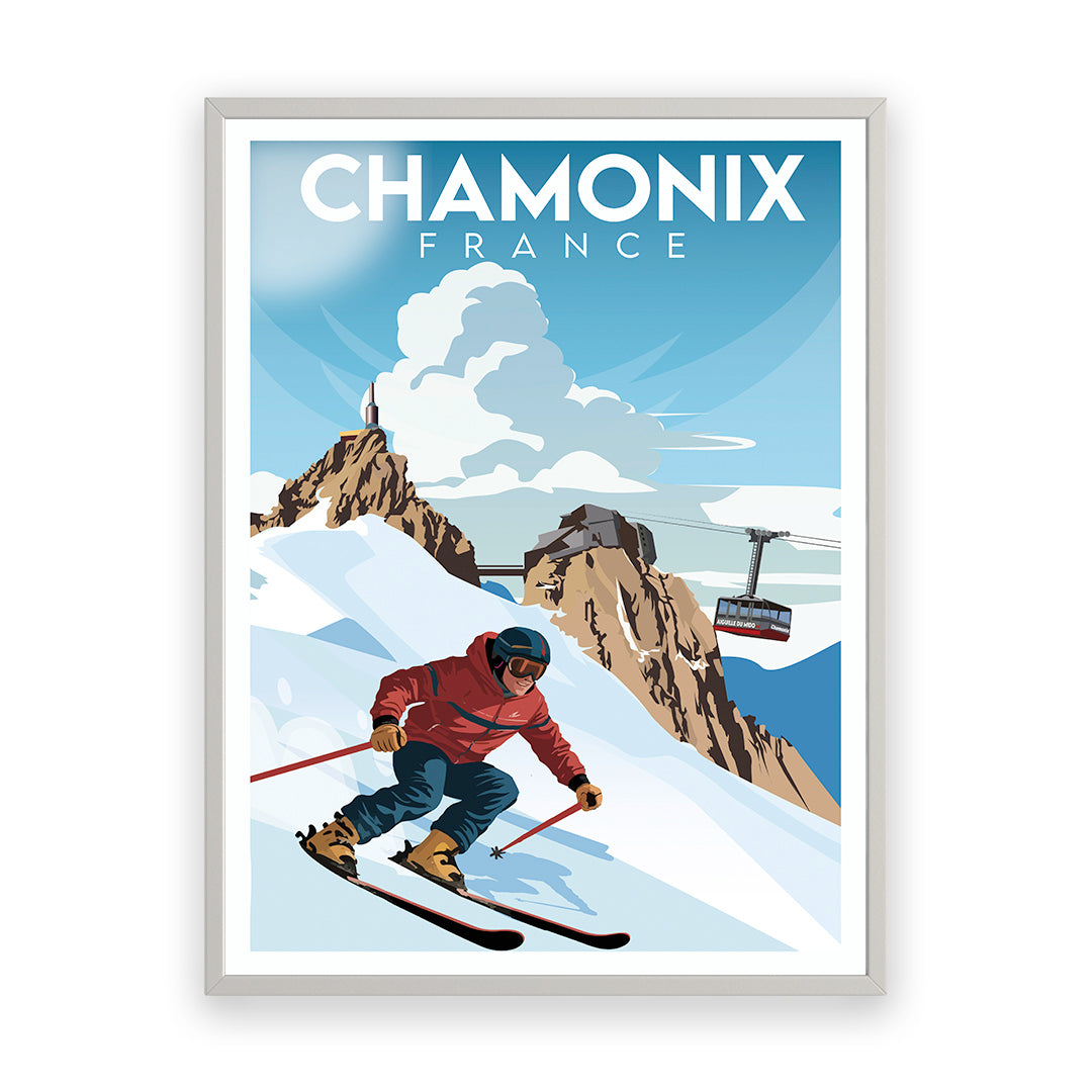 Chamonix Frankreich Kunstdruck
