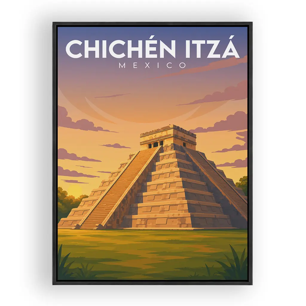 chichen-itza alu_rahmen_schwarz