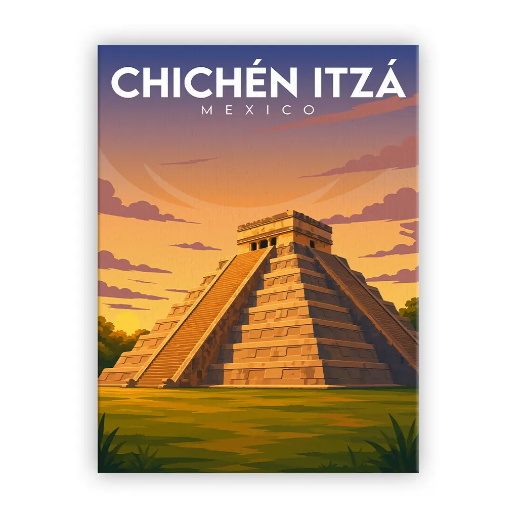chichen-itza leinwand_ohnerahmen
