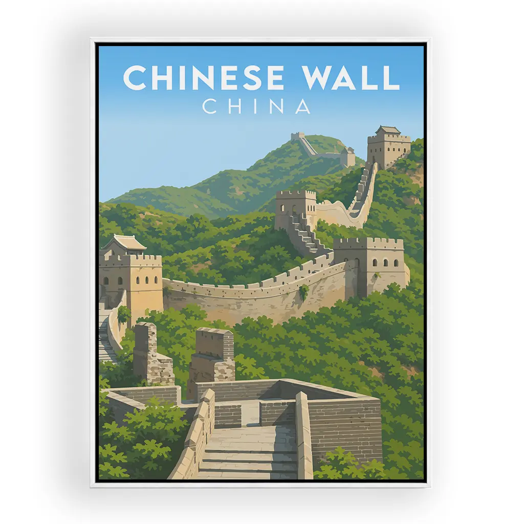 chinese-wall alu_rahmen_weiss