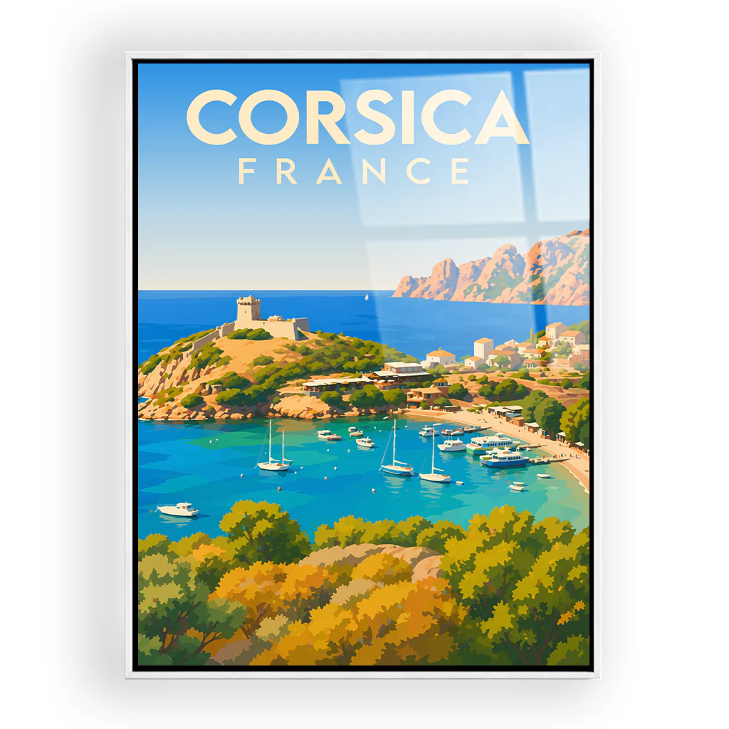 corsica acryl_rahmen_weiss
