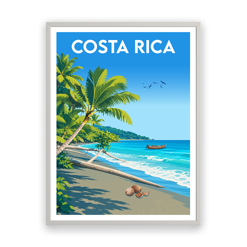costa-rica poster_rahmen_weiss