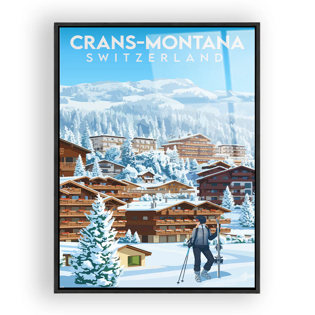 crans-montana acryl_rahmen_schwarz