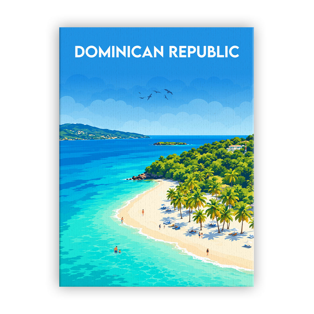 dominican-republic leinwand_ohnerahmen