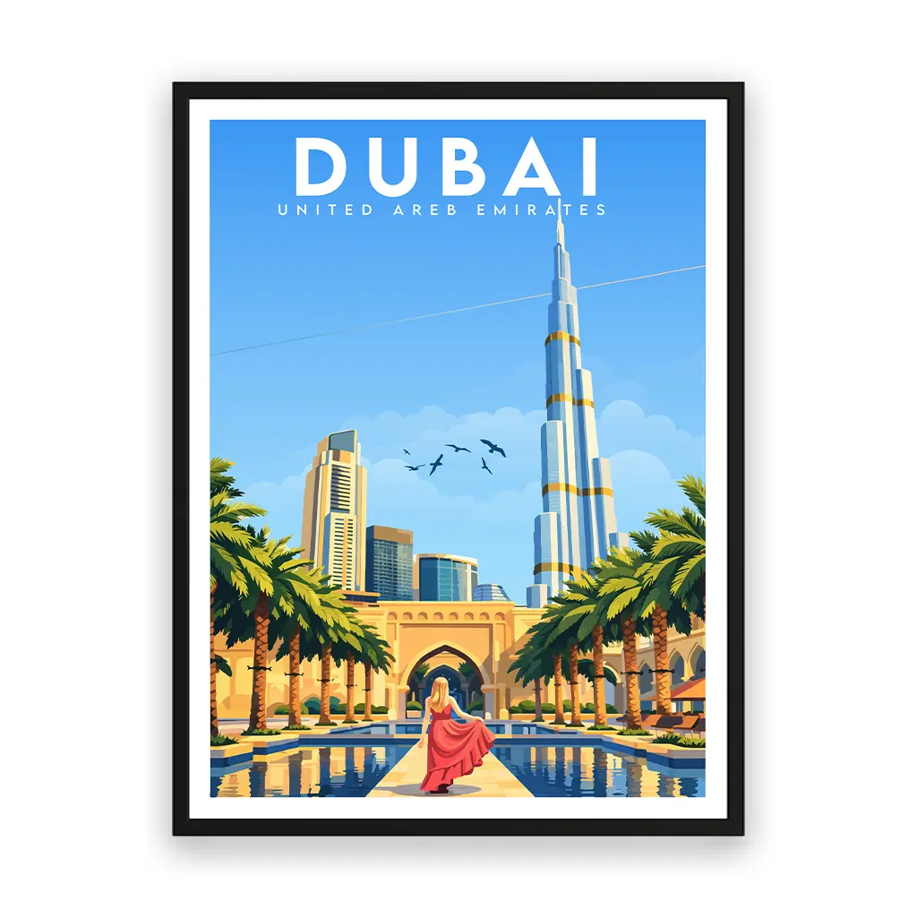 dubai poster_rahmen_schwarz