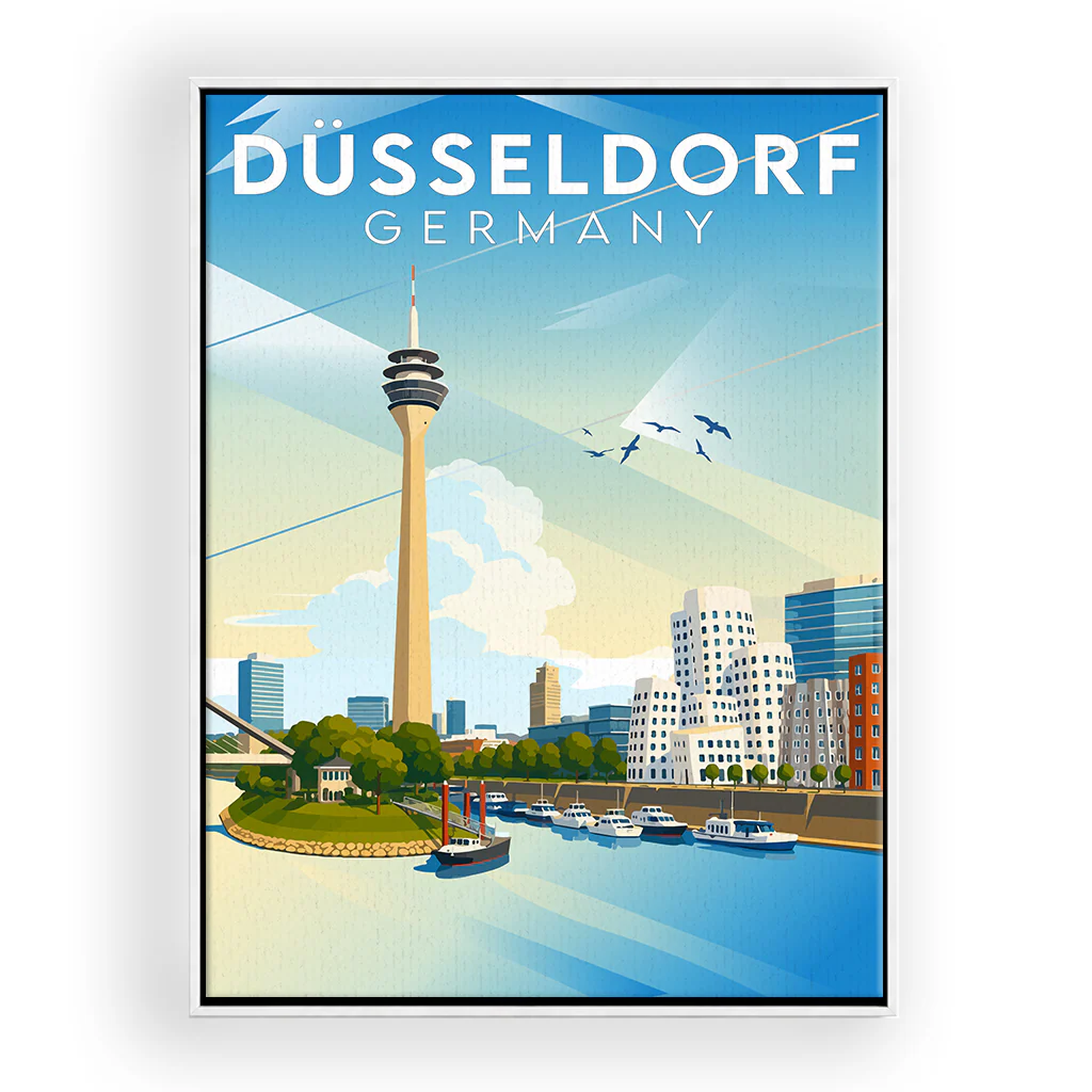 duesseldorf leinwand_rahmen_weiss