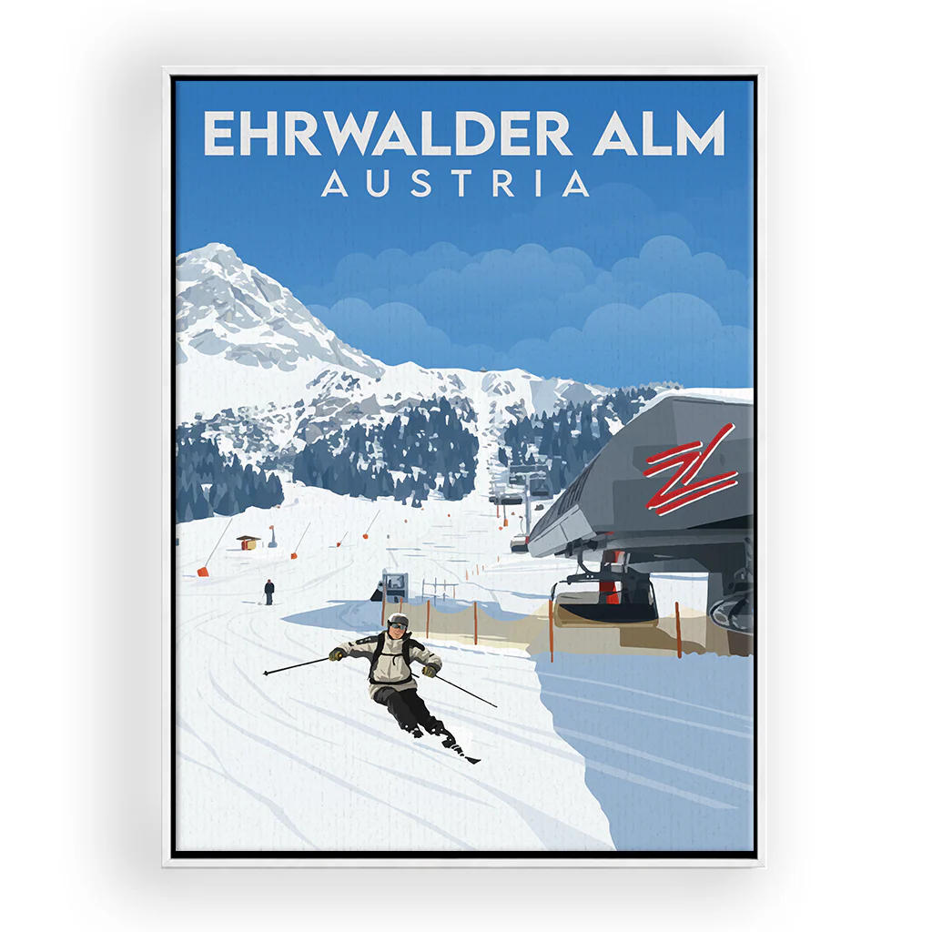 ehrwalder-alm leinwand_rahmen_weiss