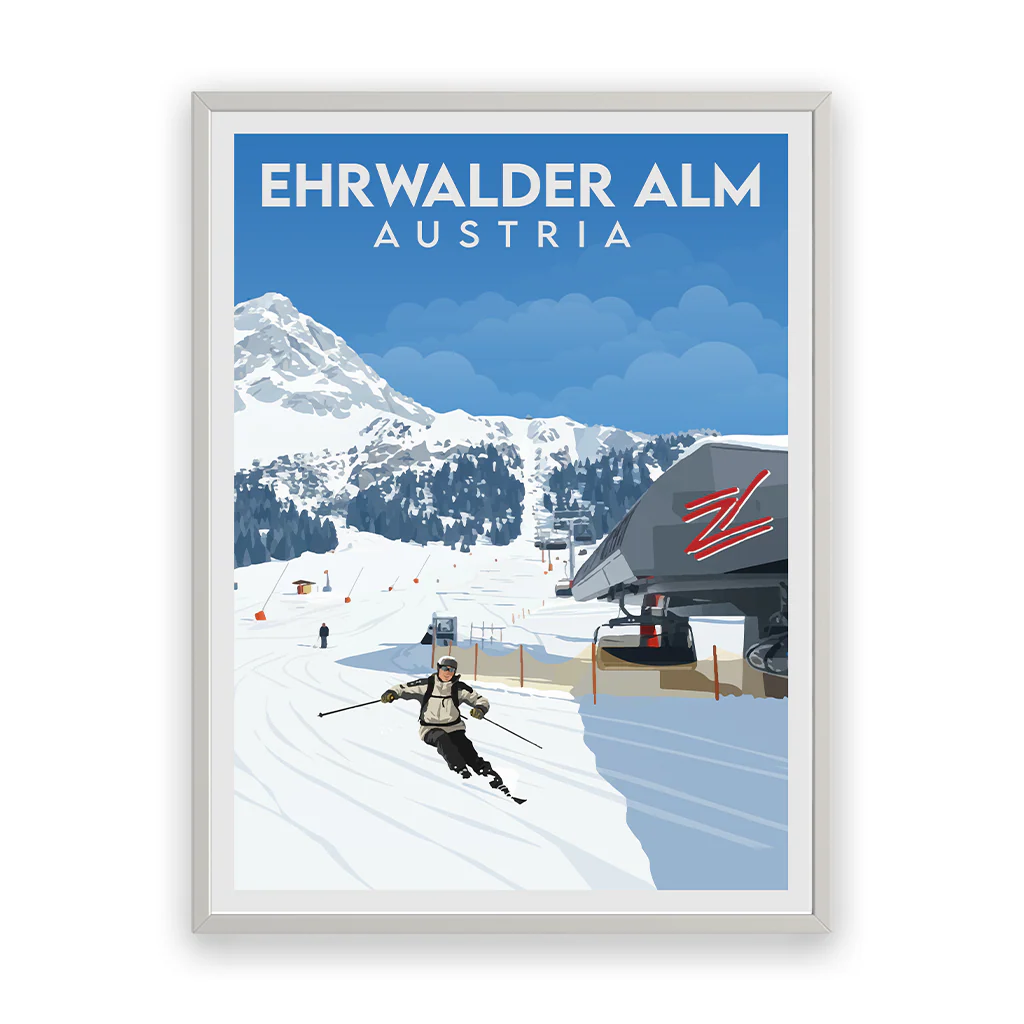 ehrwalder-alm poster_rahmen_weiss