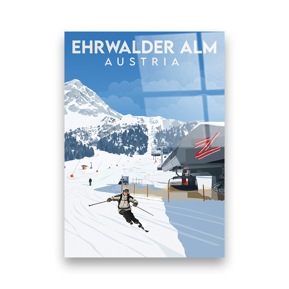 Ehrwalder Alm Österreich Acryldruck