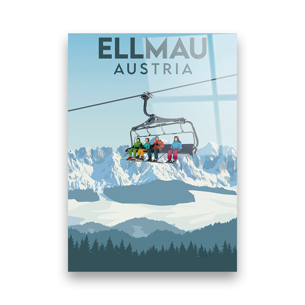 Ellmau Österreich Acryldruck