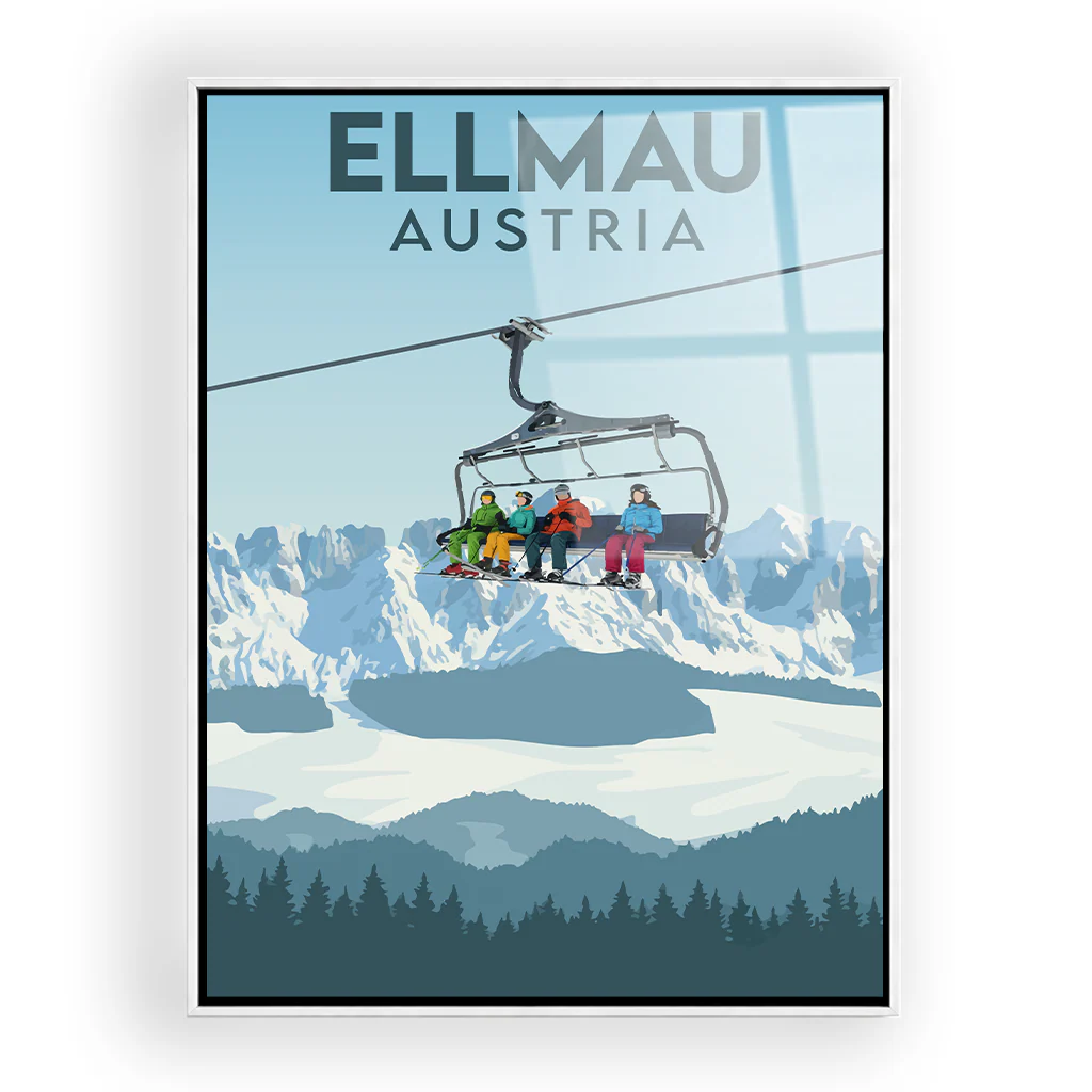 ellmau acryl_rahmen_weiss