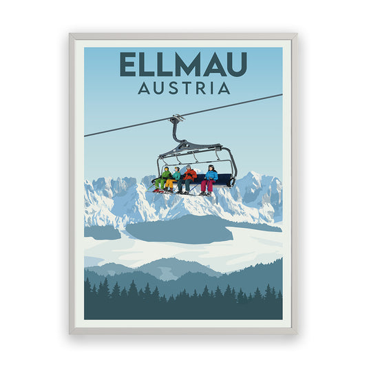 Ellmau Österreich Kunstdruck