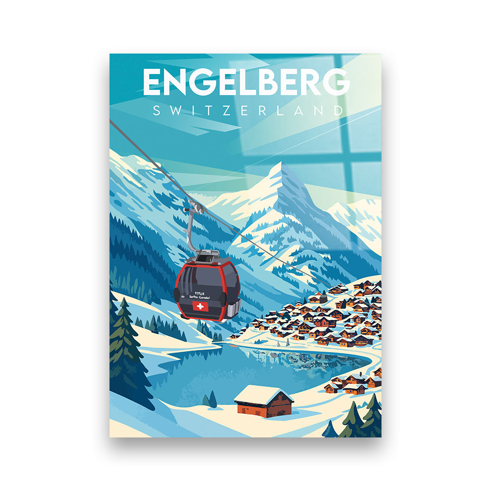 Engelberg Schweiz Acryldruck