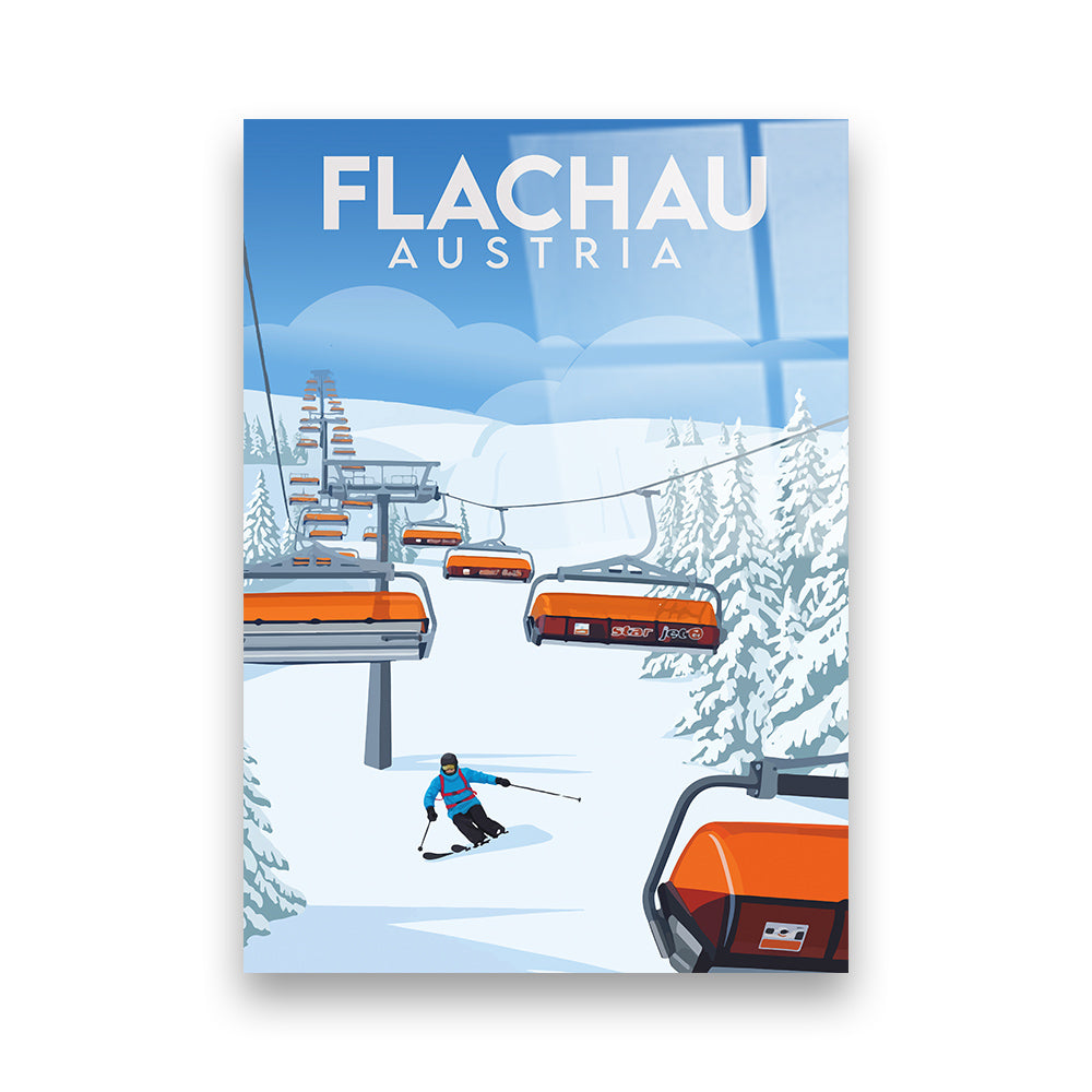 Flachau Österreich Acryldruck