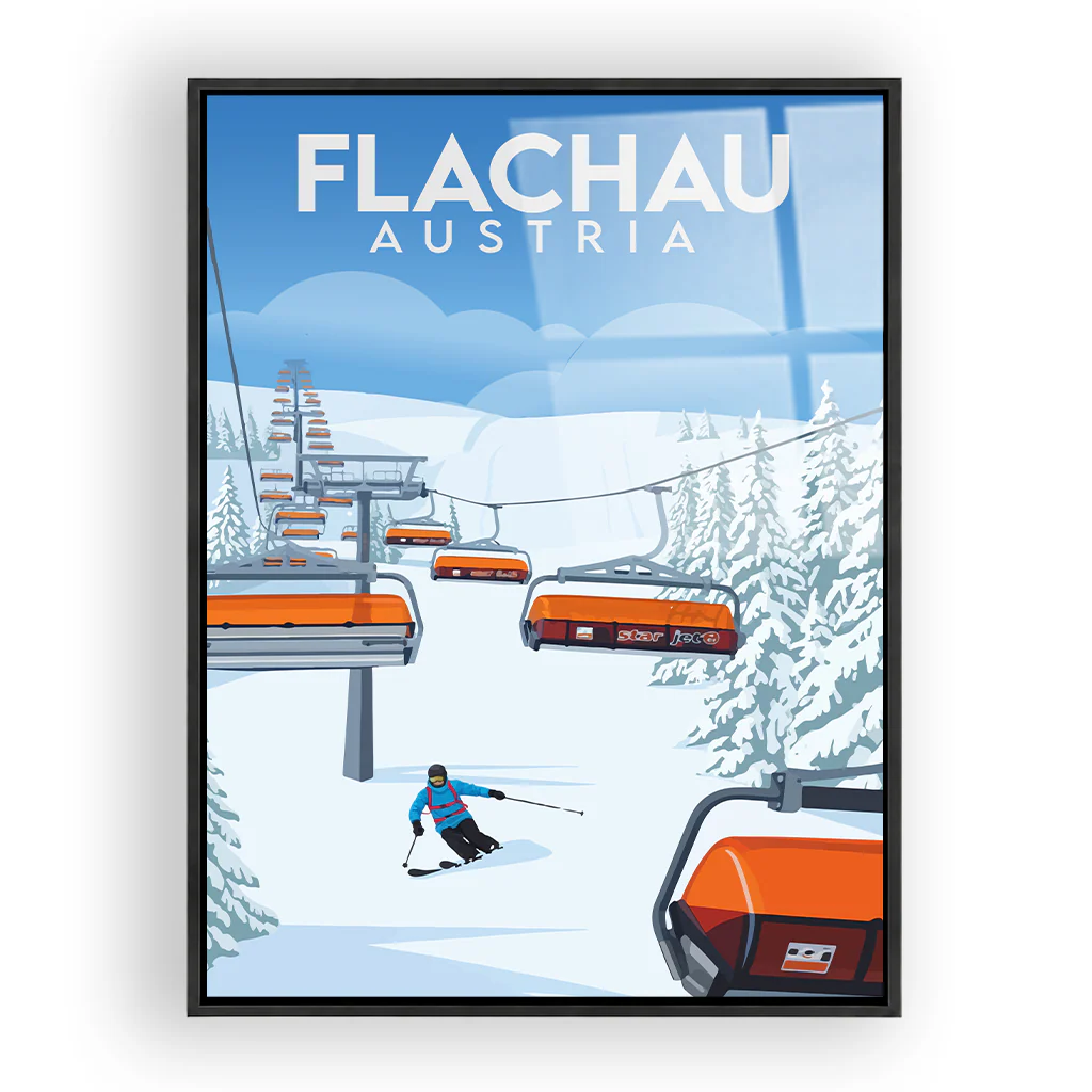 flachau acryl_rahmen_schwarz